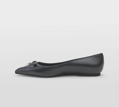 N° 21 DONNA Donna BALLERINA PELLE NERO ZIP 36, 37-2, 38-2, 39-2, 40, 41-2 immagine n. 5/5