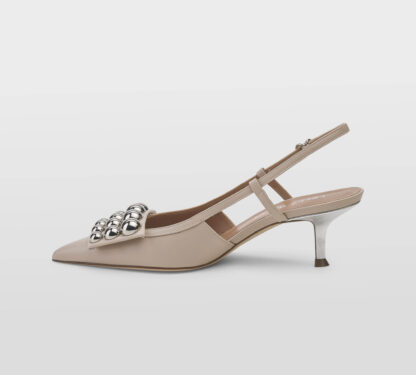 LELLA BALDI DONNA CALZATURE SLINGBACK PELLE CIPRIA 36, 37-2, 37, 38-2, 38, 39-2, 40 immagine n. 2/5