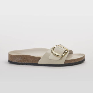 BIRKENSTOCK DONNA CIABATTA ANATOMICA MADRID BIG BUCKLE SPAZZOLATO ECRU 37-2, 38-2, 39-2, 40, 41-2, 35, 36 immagine n. 1/5