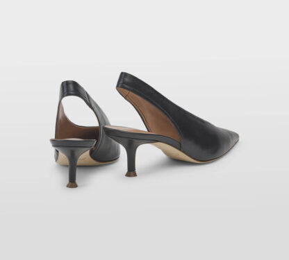 LELLA BALDI DONNA CALZATURE SLINGBACK PELLE NERO 36, 37-2, 38-2, 38, 39-2, 40 immagine n. 4/4