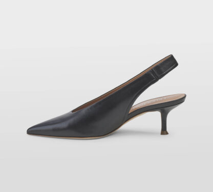 LELLA BALDI DONNA CALZATURE SLINGBACK PELLE NERO 36, 37-2, 38-2, 38, 39-2, 40 immagine n. 2/4