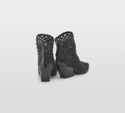 ELENA iachi DONNA Donna TEXANO TRAFORATO PELLE NERO 36, 38-2, 39-2, 40, 41-2 immagine n. 4/4