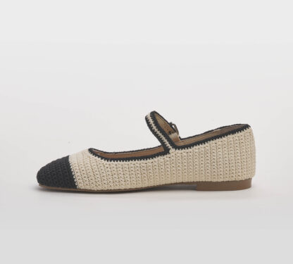 BIBI LOU DONNA Donna BALLERINA CROCHET CREMA 36, 38-2, 39-2, 41-2 immagine n. 2/5