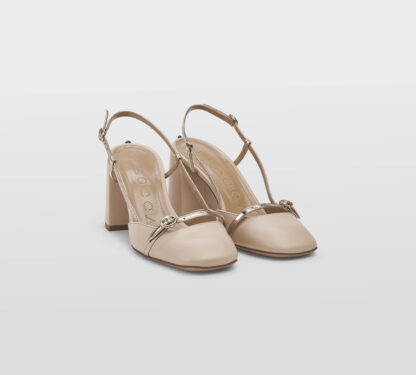 A.BOCCA DONNA CALZATURE SLINGBACK PELLE CIPRIA 36, 37-2, 38-2, 38, 39-2, 40 immagine n. 3/5