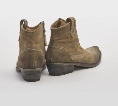 KEEP DONNA Donna TEXANO CORTO NABUK CUOIO 36, 37-2, 38-2, 39-2, 40 immagine n. 4/5