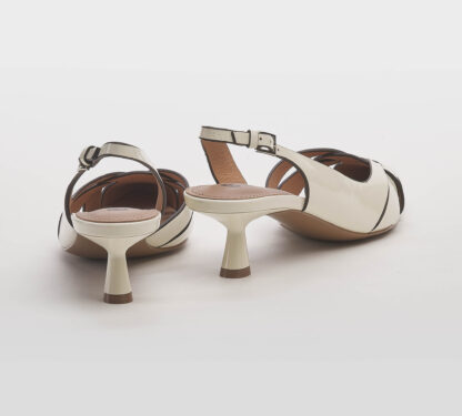 BIBI LOU DONNA CALZATURE SLING BACK INCROCI NAPLAK BURRO 36, 37-2, 38-2, 39-2, 40, 41-2 immagine n. 4/5