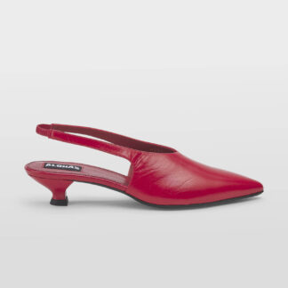 ALOHAS DONNA Donna SLINGBACK PELLE ROSSO 36, 37-2, 38-2, 39-2, 40, 41-2 immagine n. 1/5