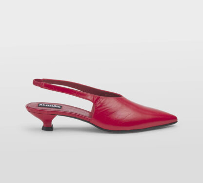 ALOHAS DONNA Donna SLINGBACK PELLE ROSSO 36, 37-2, 38-2, 39-2, 40, 41-2 immagine n. 1/5