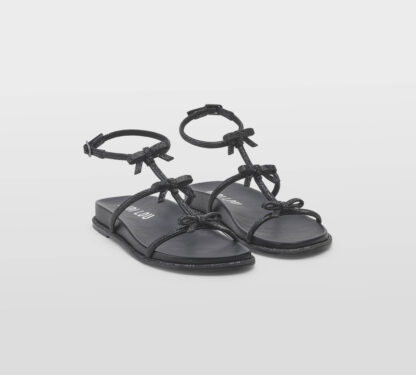 BIBI LOU DONNA Donna SANDALO FIOCCHI SWAROVSKY NERO 36, 37-2, 38-2, 39-2, 41-2 immagine n. 3/5