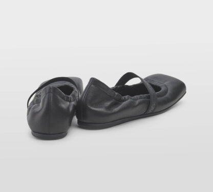 VIC MATIE' DONNA Donna BALLERINA CON ELASTICO PELLE NERO 36, 37-2, 38-2, 39-2, 40, 41-2 immagine n. 4/5