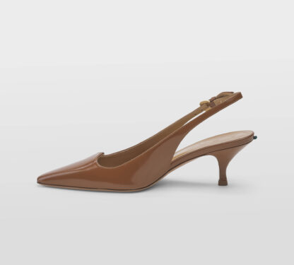 A.BOCCA DONNA CALZATURE SLINGBACK PELLE CUOIO 36, 37-2, 37, 38-2, 39-2 immagine n. 2/5