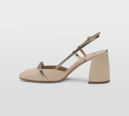 A.BOCCA DONNA CALZATURE SLINGBACK PELLE CIPRIA 36, 37-2, 38-2, 38, 39-2, 40 immagine n. 2/5