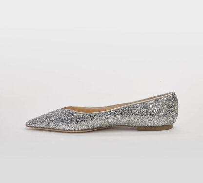 PROSPERINE DONNA Donna BALLERINA GLITTER PLATINO 36, 37-2, 38-2, 38, 39-2, 40, 41-2 immagine n. 2/5