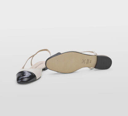 PROSPERINE DONNA CALZATURE SLINGBACK  PANNA NERO 37-2, 38-2, 39-2, 40, 41-2 immagine n. 5/5