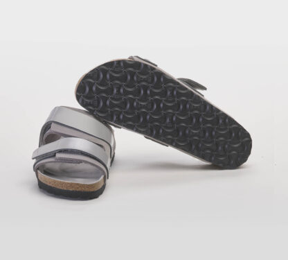 BIRKENSTOCK DONNA CIABATTA ANATOMICA CIABATTA UJI NABUK GRIGIO 37-2, 38-2, 39-2, 40, 41-2, 36 immagine n. 5/5