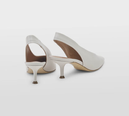 LELLA BALDI DONNA CALZATURE SLINGBACK PELLE OFF WHITE 36, 37-2, 37, 38-2, 38, 39-2 immagine n. 4/5