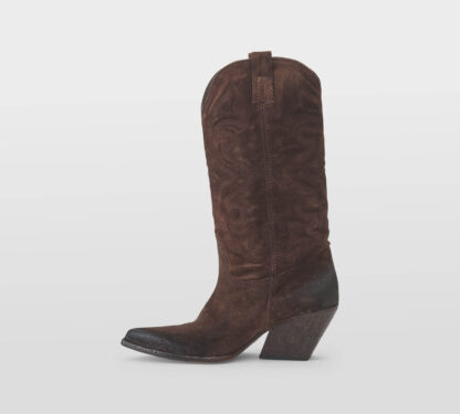 ELENA iachi DONNA Donna TEXANO CAMOSCIO MOKA-WASH 36, 37-2, 39-2, 40, 41-2 immagine n. 2/5