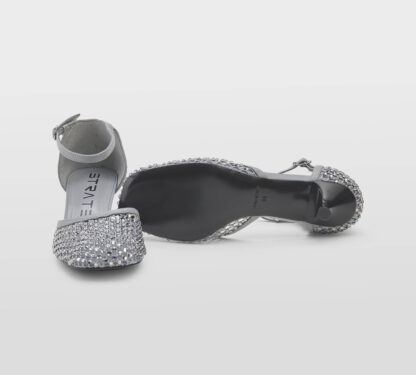 STRATEGIA DONNA Donna SANDALO CROCHET ARGENTO CON SWAROVSKY 36, 38-2, 39-2, 40, 41-2 immagine n. 5/5