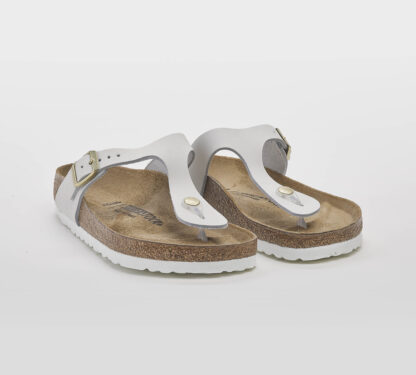 BIRKENSTOCK UNISEX INFRADITO ANATOMICO INFRADITO GIZEH PELLE BIANCO 36, 38-2, 39-2, 40, 41-2, 37-2 immagine n. 3/5