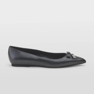 N° 21 DONNA Donna BALLERINA PELLE NERO ZIP 36, 37-2, 38-2, 39-2, 40, 41-2 immagine n. 1/5