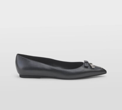 N° 21 DONNA Donna BALLERINA PELLE NERO ZIP 36, 37-2, 38-2, 39-2, 40, 41-2 immagine n. 1/5