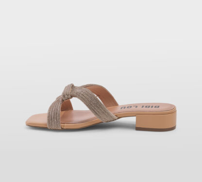 BIBI LOU DONNA Donna CIABATTA SWAROSKY RAME 36, 37-2, 38-2, 39-2, 40, 41-2 immagine n. 2/5