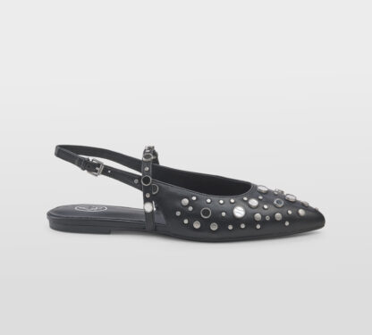 ASH DONNA Donna SLINGBACK NERO BORCHIE 36, 37-2, 38-2, 39-2, 40, 41-2 immagine n. 1/5