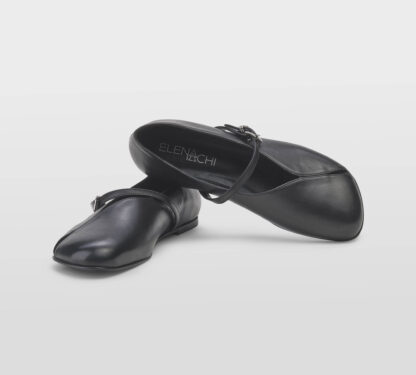 ELENA iachi DONNA Donna BALLERINA PELLE NERO 36, 37-2, 38-2, 39-2, 41-2 immagine n. 5/5
