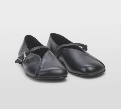 ELENA iachi DONNA Donna BALLERINA PELLE NERO 36, 37-2, 38-2, 39-2, 41-2 immagine n. 3/5