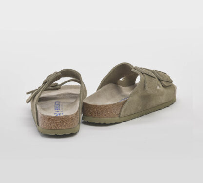 BIRKENSTOCK UNISEX CIABATTA ANATOMICA CIABATTA 2 FASCE FADED KHAKI 41-2, 42, 43-2, 44-2, 45-2, 46-2 immagine n. 4/5