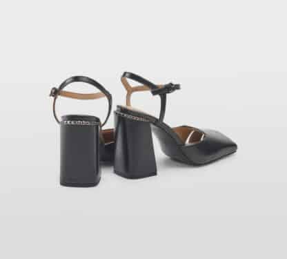 ASH DONNA Donna SANDALO PELLE NERO 36, 37-2, 38-2, 39-2, 40 immagine n. 4/5