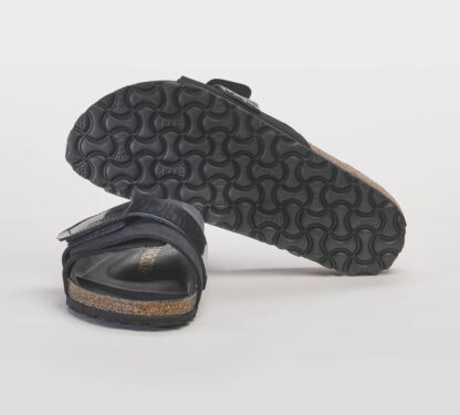 BIRKENSTOCK DONNA Donna OITA NABUCK LEATHER & SHINE LEATHER  BLACK 36, 37-2, 38-2, 39-2, 41-2, 40 immagine n. 5/5