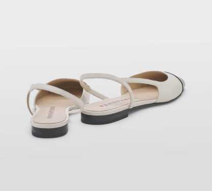 PROSPERINE DONNA CALZATURE SLINGBACK  PANNA NERO 37-2, 38-2, 39-2, 40, 41-2 immagine n. 4/5