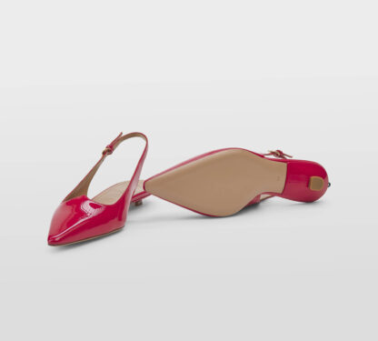 A.BOCCA DONNA CALZATURE SLINGBACK VERNICE CAMELIA 36, 37-2, 38-2, 38, 39-2, 40 immagine n. 5/5