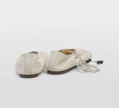 ALOHAS DONNA Donna BALLERINA CROCHET PANNA 36, 37-2, 38-2, 39-2, 40, 41-2 immagine n. 4/5