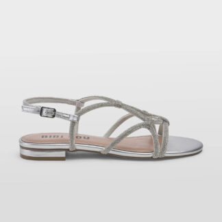 BIBI LOU DONNA Donna SANDALO ARGENTO SWAROVSKY 36, 37-2, 38-2, 39-2, 40, 41-2 immagine n. 1/4