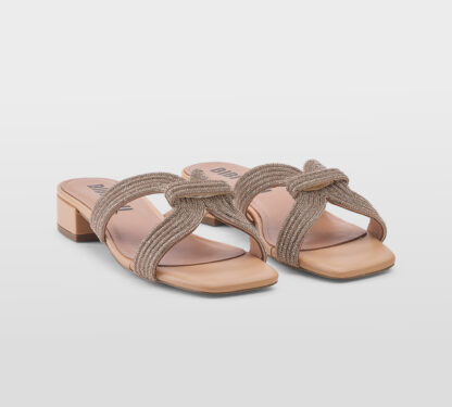 BIBI LOU DONNA Donna CIABATTA SWAROSKY RAME 36, 37-2, 38-2, 39-2, 40, 41-2 immagine n. 3/5
