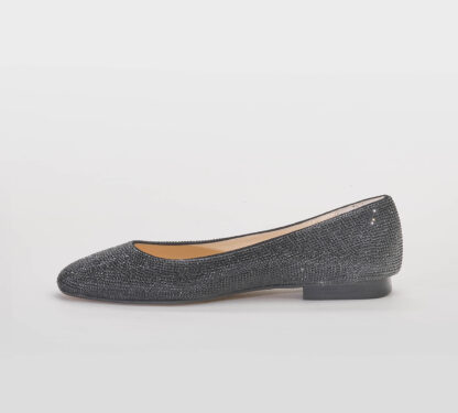 PROSPERINE DONNA Donna BALLERINA SWAROVSKY NERO 36, 37-2, 38-2, 38, 40, 41-2 immagine n. 2/5