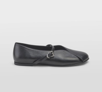 ELENA iachi DONNA Donna BALLERINA PELLE NERO 36, 37-2, 38-2, 39-2, 41-2 immagine n. 1/5