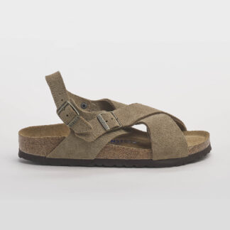 BIRKENSTOCK UNISEX CALZATURE SANDALO INCROCIATO CAMOSCIO TAUPE 36, 37-2, 38-2, 39-2, 40, 41-2 immagine n. 1/5