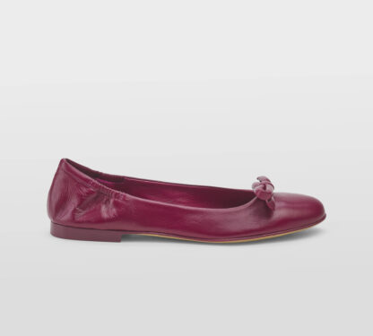 POMME D'OR DONNA Donna BALLERINA CON FIOCCO NAPPA LAMPONE 37-2, 37, 38-2, 38, 39-2, 40, 41-2 immagine n. 1/5