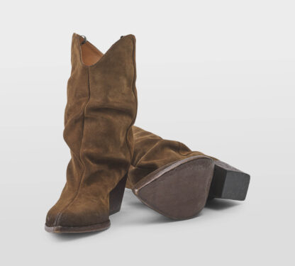 ELENA iachi DONNA Donna TEXANO VELOUR CUOIO 36, 37, 38-2, 39-2, 40 immagine n. 5/5