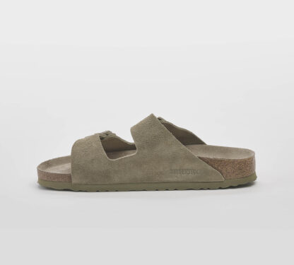 BIRKENSTOCK UNISEX CIABATTA ANATOMICA CIABATTA 2 FASCE FADED KHAKI 41-2, 42, 43-2, 44-2, 45-2, 46-2 immagine n. 2/5