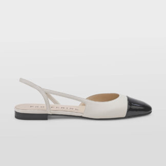 PROSPERINE DONNA CALZATURE SLINGBACK  PANNA NERO 37-2, 38-2, 39-2, 40, 41-2 immagine n. 1/5