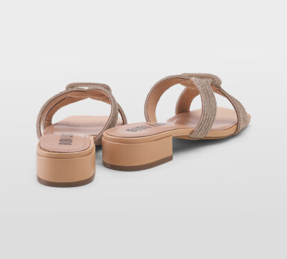 BIBI LOU DONNA Donna CIABATTA SWAROSKY RAME 36, 37-2, 38-2, 39-2, 40, 41-2 immagine n. 4/5