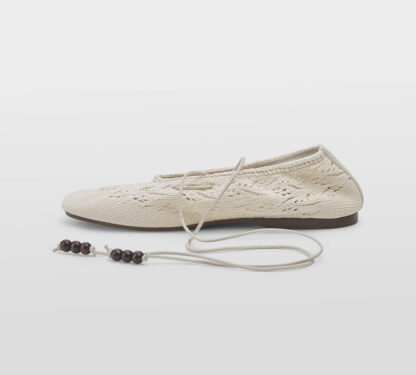 ALOHAS DONNA Donna BALLERINA CROCHET PANNA 36, 37-2, 38-2, 39-2, 40, 41-2 immagine n. 2/5