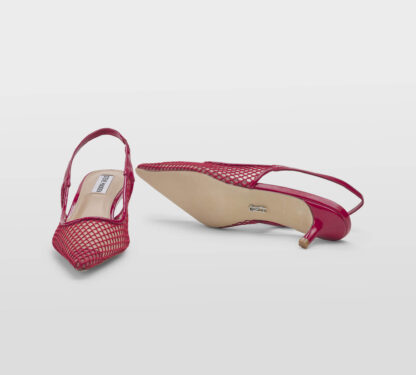 steve madden DONNA CALZATURE SLINGBACK RETE ROSSO 35-2, 36, 37-2, 37, 38-2, 38, 39-2, 40, 41-2 immagine n. 5/5