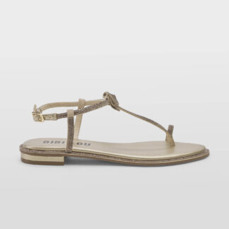 BIBI LOU DONNA Donna SANDALO INFRADITO SWAROVSKY ORO 36, 37-2, 38-2, 39-2, 40, 41-2 immagine n. 1/5