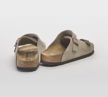 BIRKENSTOCK DONNA CIABATTA ANATOMICA CIABATTA ZURICH SUEDE TAUPE 36, 37-2, 38-2, 39-2, 40, 41-2, 42, 43-2, 44-2, 45-2 immagine n. 4/5