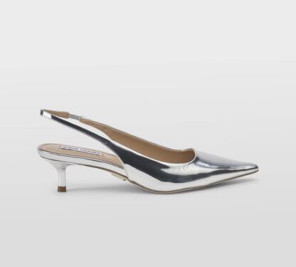 steve madden DONNA CALZATURE SLINGBACK PELLE SPECCHIO ARGENTO 35-2, 36, 37-2, 37, 38-2, 38, 40, 41-2 immagine n. 1/5